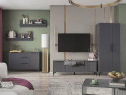 Стол журнальный Кимберли, Графит