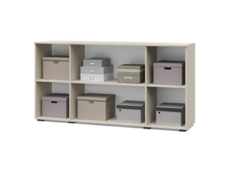 Комод 1600 Х84 Харди, Дуб серый/Белый 